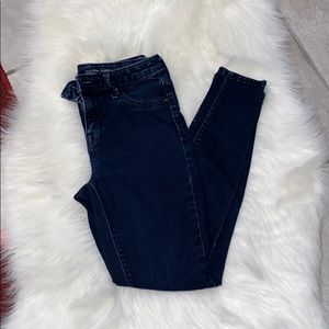 High rise skinny jeans